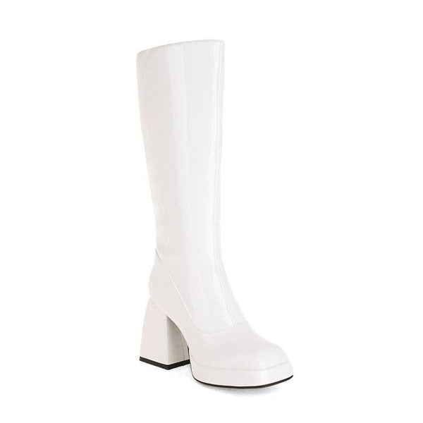 Candy Color High Boots Women - WOMONA.COM