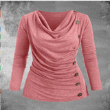 Casual Fashion Long-Sleeved T-Shirt - WOMONA.COM