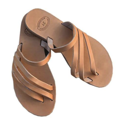 Flat toe flat sandals - WOMONA.COM