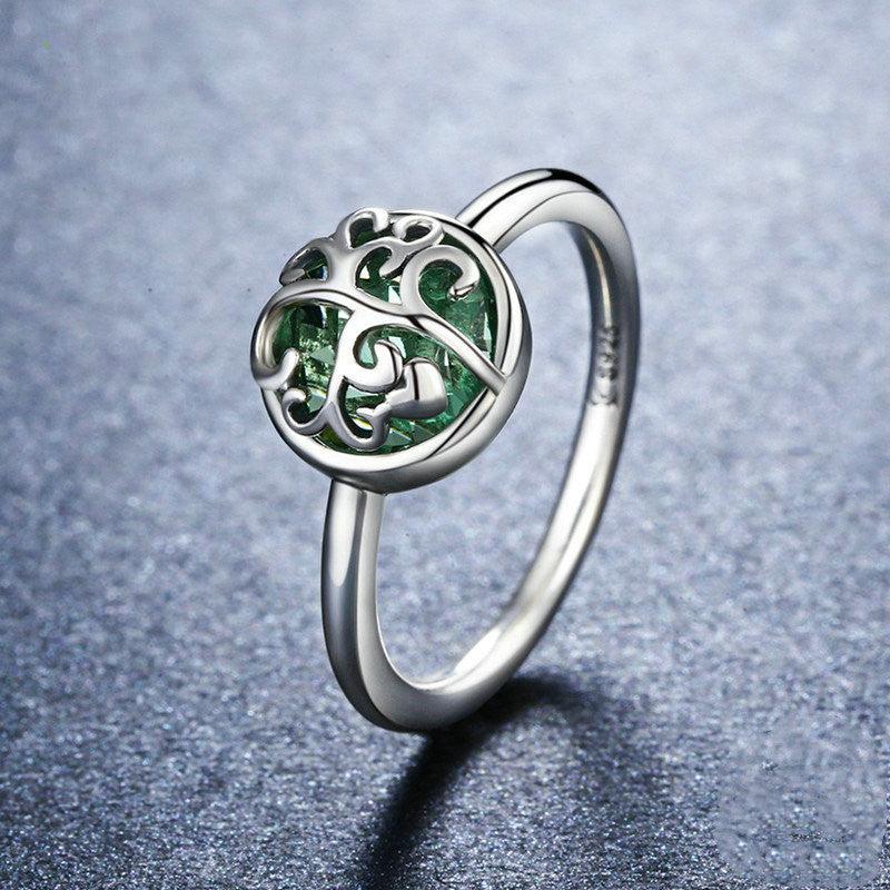 Silver Tree of Life  Silver Ring - WOMONA.COM