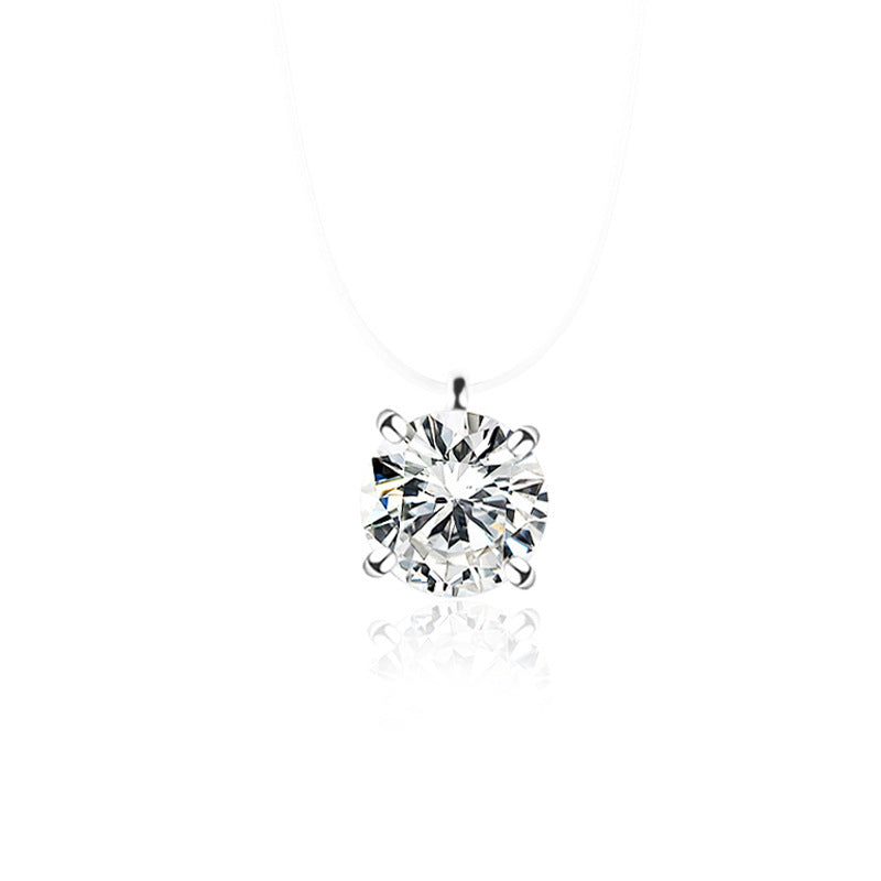 Multi-claw Diamond Necklace - WOMONA.COM