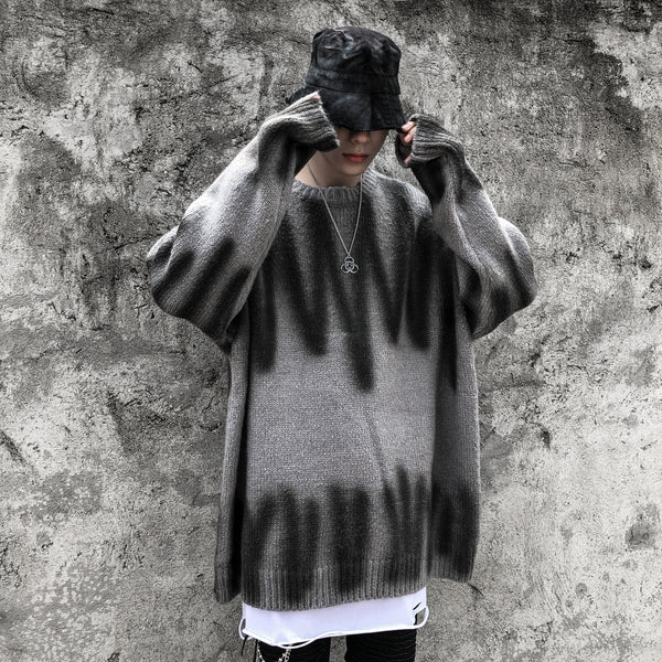 Hip-hop Long Sleeve Matching Sweater - WOMONA.COM