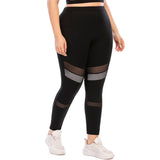 Workout Suits Plus Size Yoga Clothes Tights  Pants - WOMONA.COM