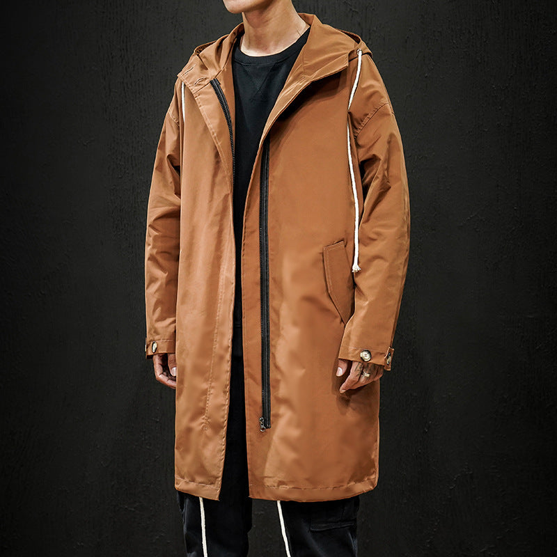 Men's Trench Coat Korean Jacket - WOMONA.COM