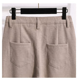 Woolen Loose Casual Pants - WOMONA.COM