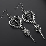 Dark Gothic Halloween Earrings - WOMONA.COM