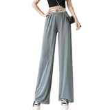 Ice Silk Wide-leg Pants For Women - WOMONA.COM