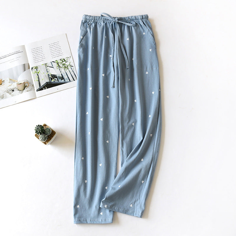 Pajama Pants Home Trousers - WOMONA.COM