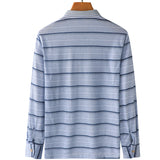 Dad's Spring Striped T-shirt - WOMONA.COM