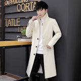 Mid-length Trench Coat Men's - WOMONA.COM