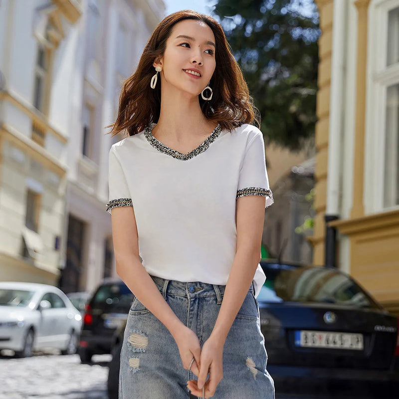 Short-Sleeved Women's Summer - WOMONA.COM