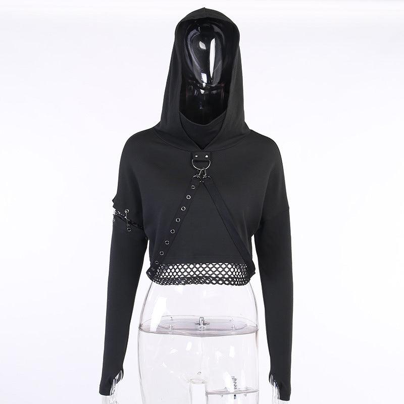 Long Sleeve Ripped Sweatshirt For Women - WOMONA.COM