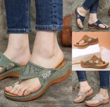 Comfortable Casual Wedge Sandals - WOMONA.COM