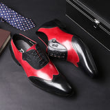 Genuine Leather Formal Business Leather Shoes Men - WOMONA.COM