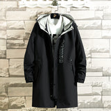 Casual Mid-length Coat Jacket Men - WOMONA.COM