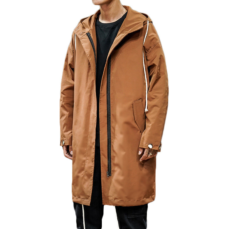 Men's Trench Coat Korean Jacket - WOMONA.COM