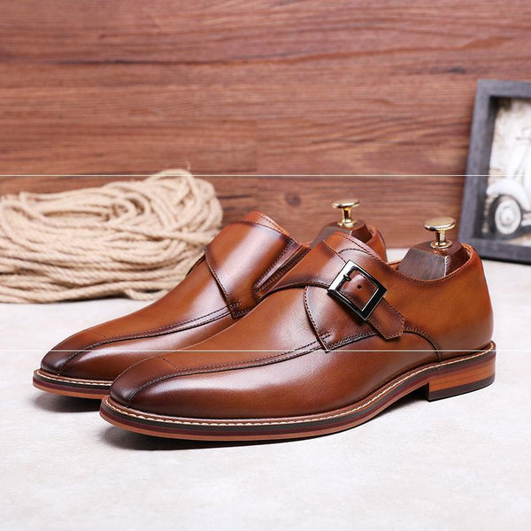 Formal Men's Square Toe Shoes - WOMONA.COM