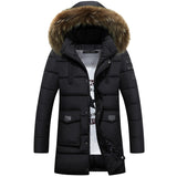 Men s Overcoat Winter Parka Hooded Jackets - WOMONA.COM