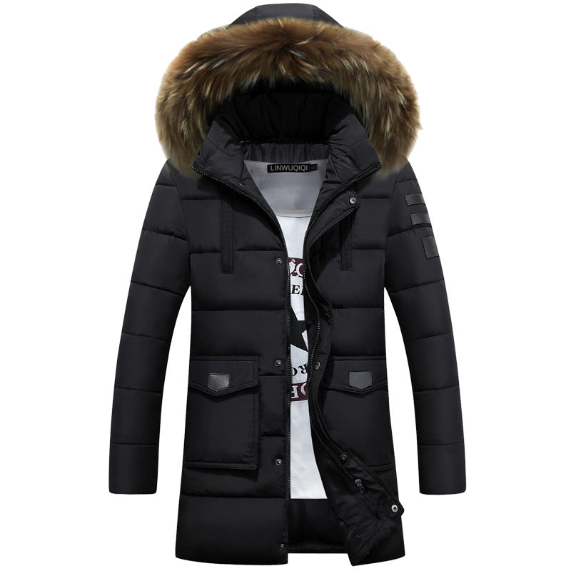 Men s Overcoat Winter Parka Hooded Jackets - WOMONA.COM