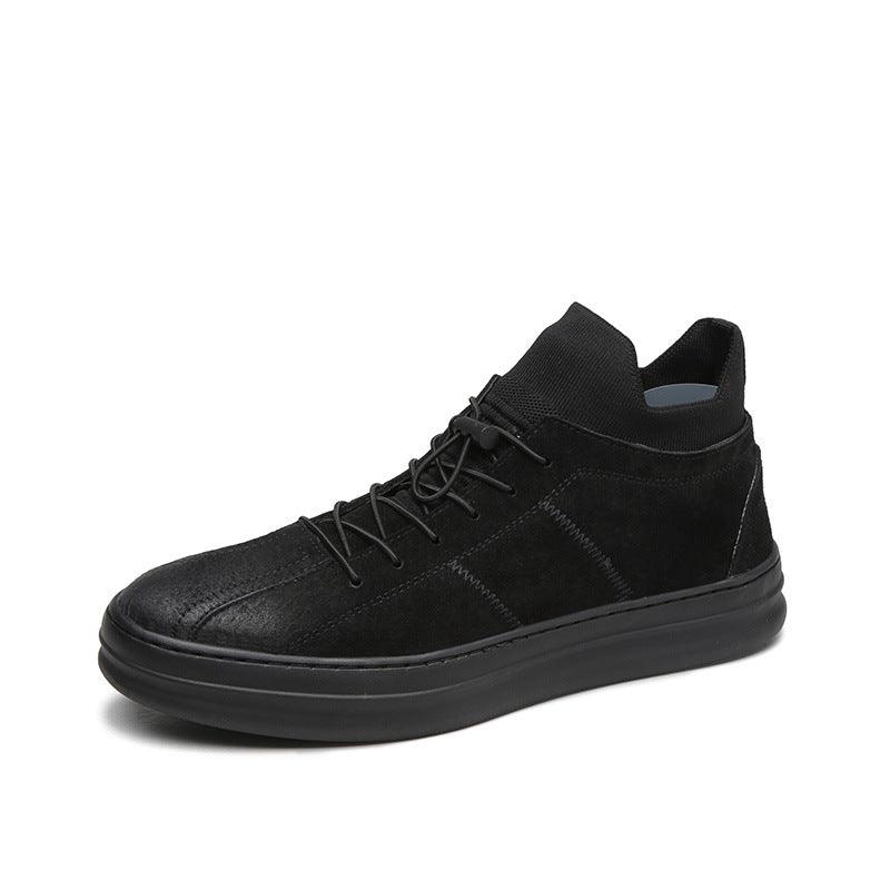 Men's casual high-top sneakers - WOMONA.COM