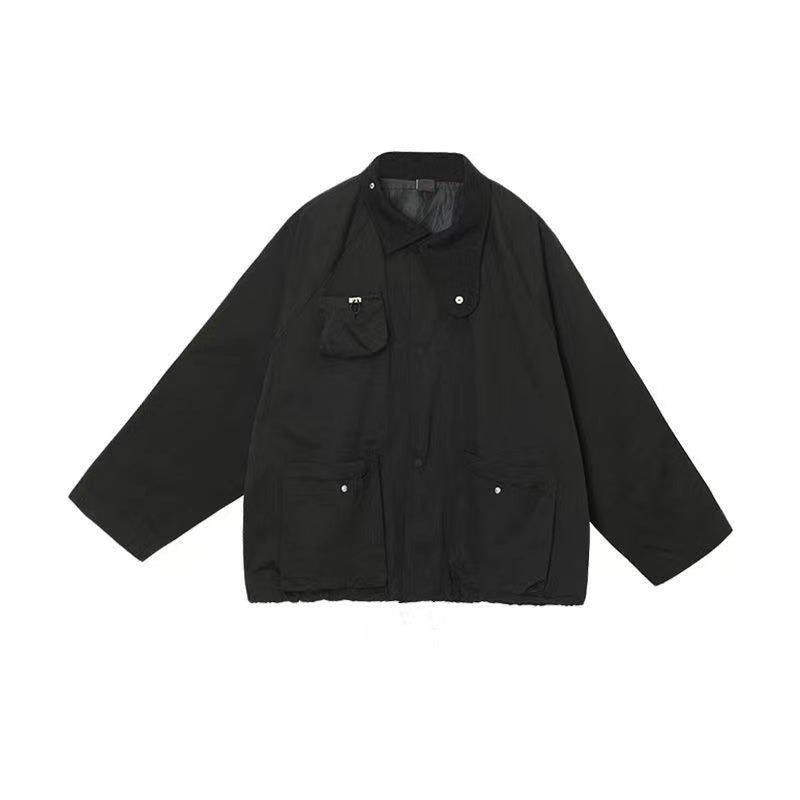 Men's Casual Street Lapel Long Sleeve Jacket - WOMONA.COM