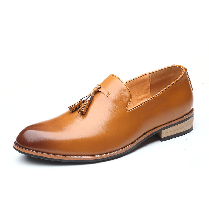 Pointed-toe British men's formal shoes - WOMONA.COM