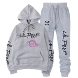 Peep Hoodie Sweatshirt Sets - WOMONA.COM