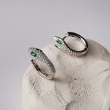 Sterling Silver Design Earrings - WOMONA.COM