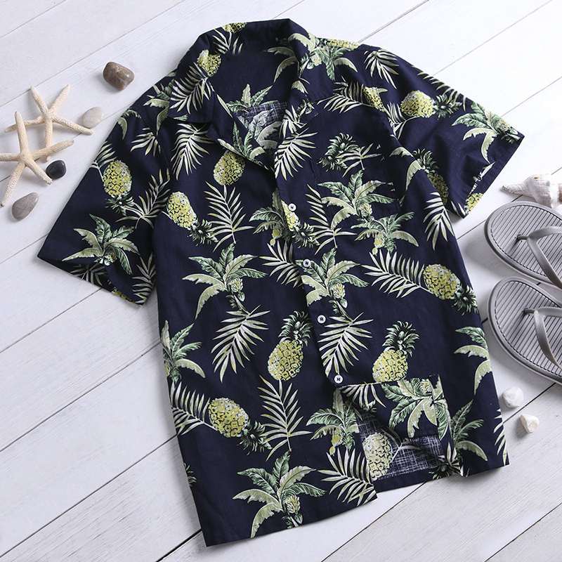 Hawaii Style Full Printing Summer Casual Shirts Men - WOMONA.COM