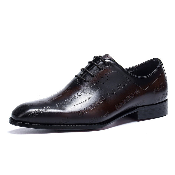 Men's Business Formal Leather Shoes - WOMONA.COM