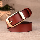 Ladies leather belt - WOMONA.COM