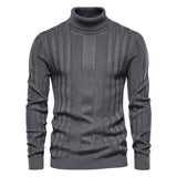 Men's Casual Warm Striped Sweater - WOMONA.COM