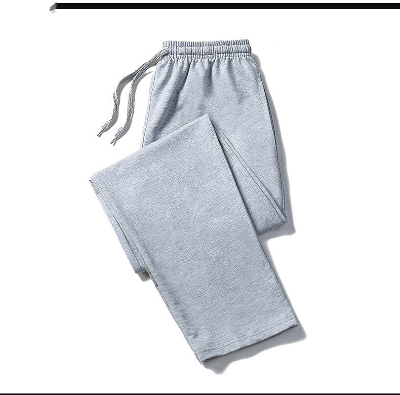 Men's Straight Knit Sweatpants - WOMONA.COM