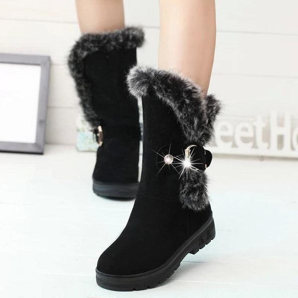 Casual Warm Winter Snow Boots - WOMONA.COM