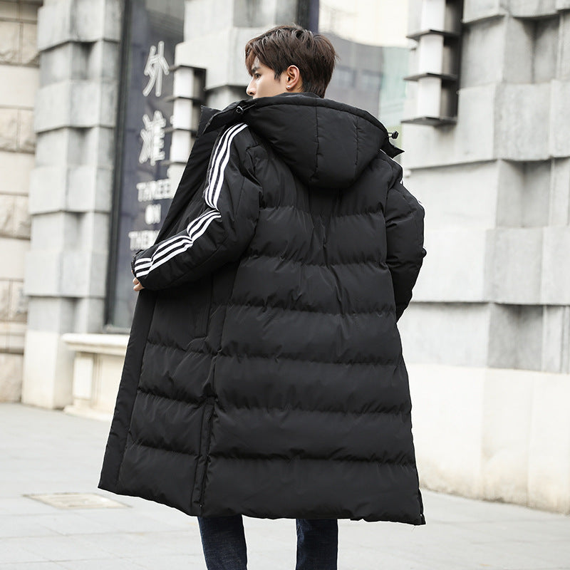 The Knee Warm Cotton Coat Jacket - WOMONA.COM