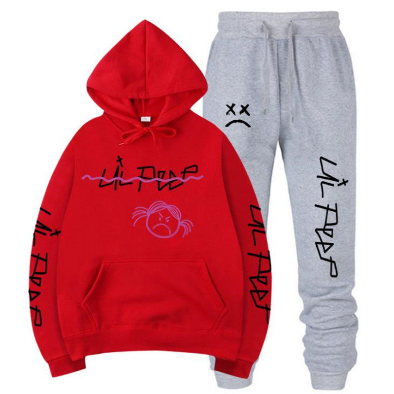 Peep Hoodie Sweatshirt Sets - WOMONA.COM