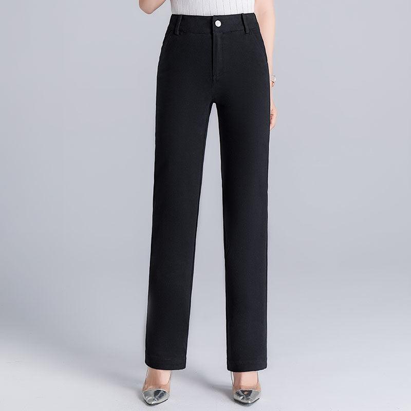 Women's Straight Suit Pants - WOMONA.COM