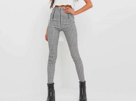 slim slimming white pants - WOMONA.COM