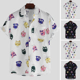 Slim Printed shirts men - WOMONA.COM