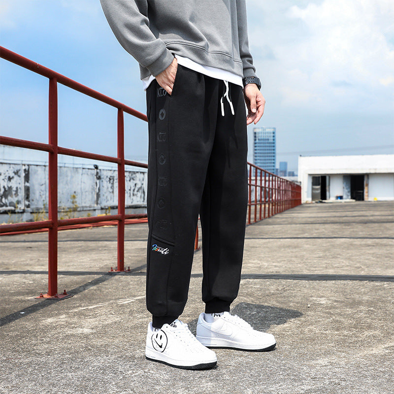 Fleece Men's Sweatpants - WOMONA.COM