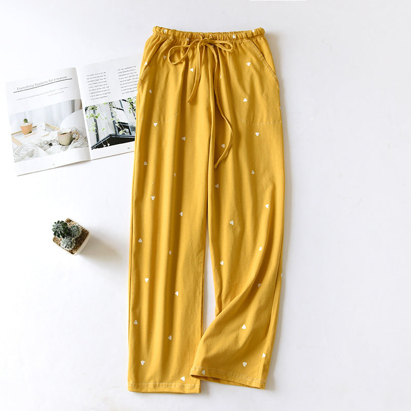 Pajama Pants Home Trousers - WOMONA.COM