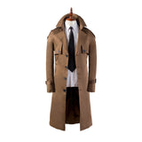 Men's Trench Coat Super Long Over - WOMONA.COM