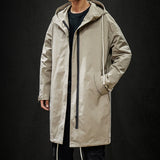 Men's Trench Coat Korean Jacket - WOMONA.COM