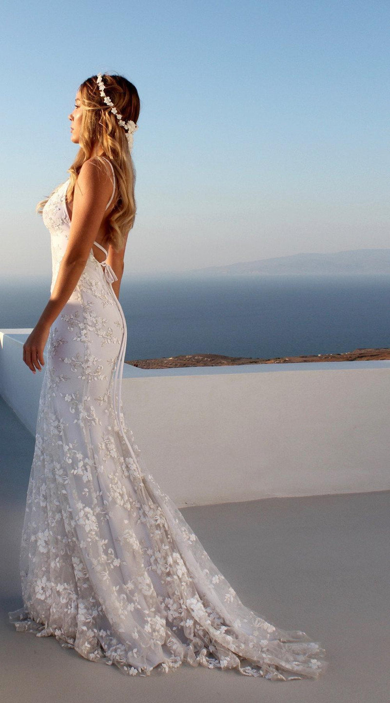 Sexy Lace Bridal Dress Women Wedding - WOMONA.COM