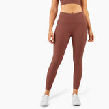 Nude High Waist Leggings - WOMONA.COM