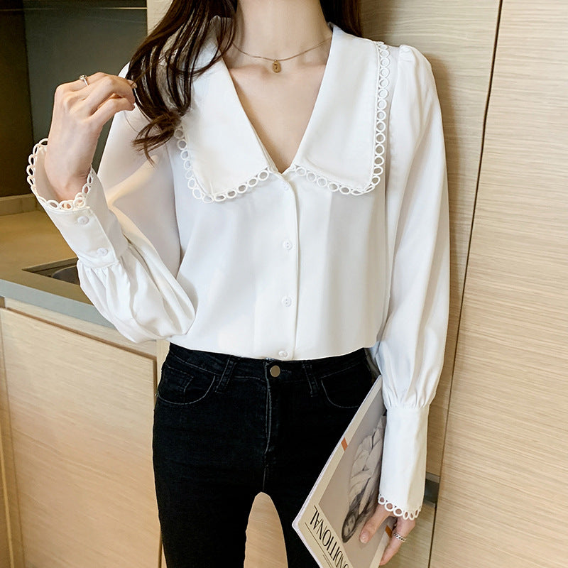 Long-sleeved Western Shirt - WOMONA.COM