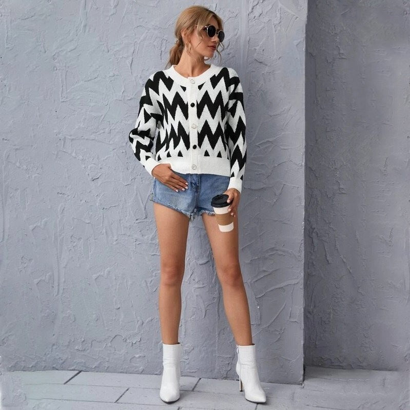 Long-sleevedSweater - WOMONA.COM