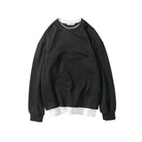 Men Fake Two-piece Hoodie - WOMONA.COM