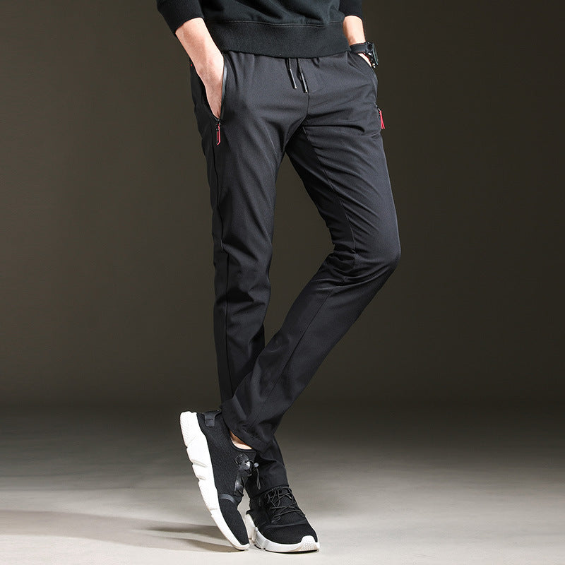 Trendy Mens Loose Cropped Sweatpants - WOMONA.COM