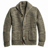 Winter Mixed Color Knitted Jacket - WOMONA.COM